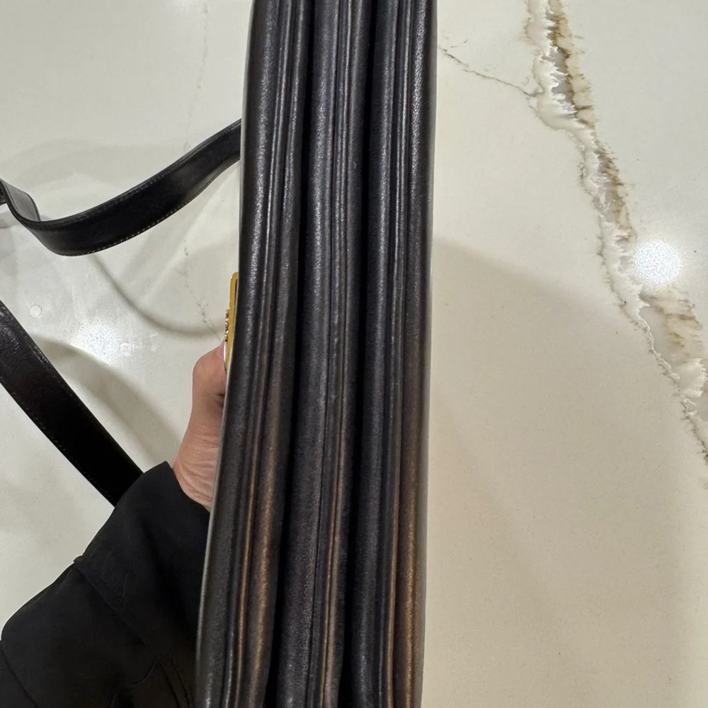 CELINE Triomphe Maillon Leather Crossbody Bag - Picture 4 of 14